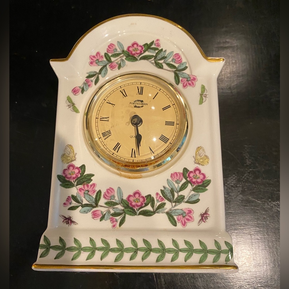 PORTMEIRION CLOCK VINTAGE PREOWNED FROM 25th ANNIVERSARY COLLECTION